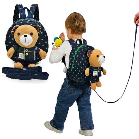 kids travel bag with detachable leash